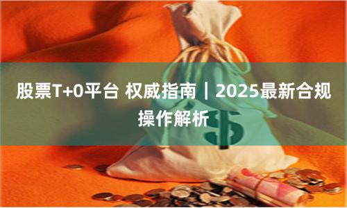 股票T+0平台 权威指南｜2025最新合规操作解析