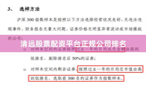 清远股票配资平台正规公司排名